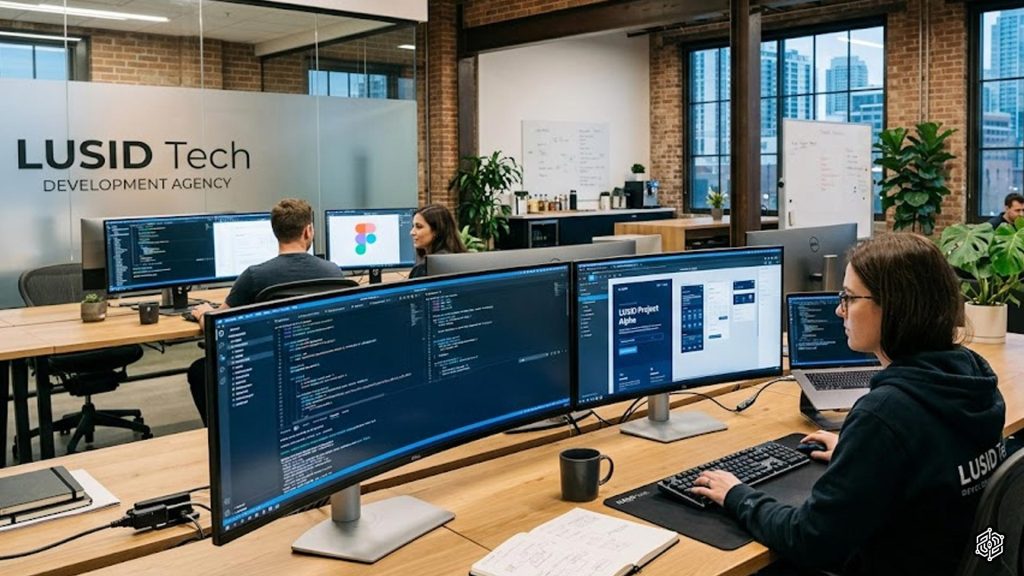 Diseño de interfaces de usuario minimalistas y desarrollo web profesional en LUSID Tech.